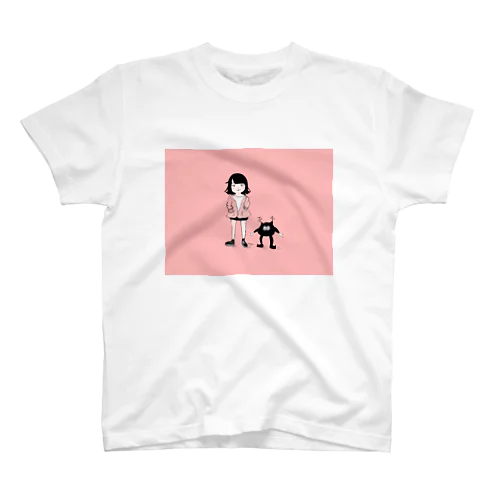 モンスターと女の子 Regular Fit T-Shirt