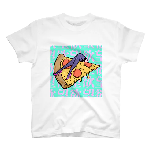 欲望のピザ🍕　GUILTY PLEASURE PIZZA HIGH HEEL スタンダードTシャツ