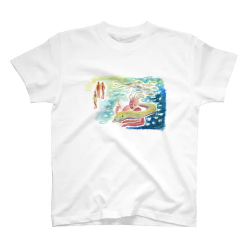 みみなりTシャツ  みみのなかはうみ Regular Fit T-Shirt