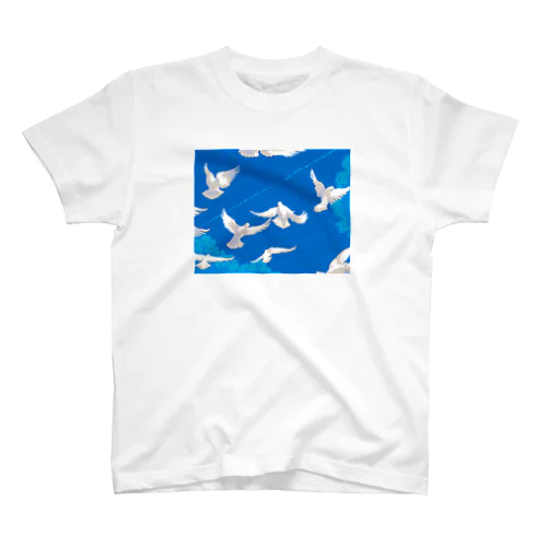 Pigeons and contrails スタンダードTシャツ