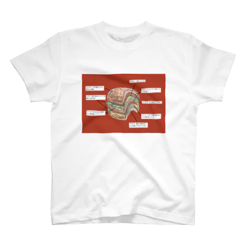 ハンバーガーの絵のTシャツ Regular Fit T-Shirt