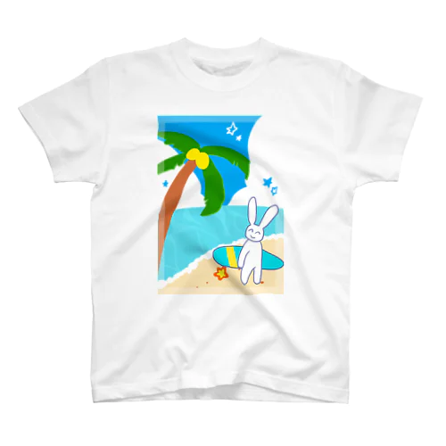 夏うさぎ Regular Fit T-Shirt
