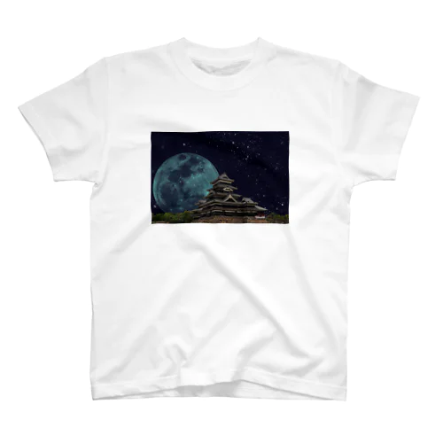 お城と月 スタンダードTシャツ