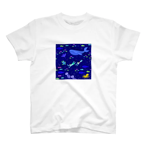 【夏T】海中遊泳 Regular Fit T-Shirt