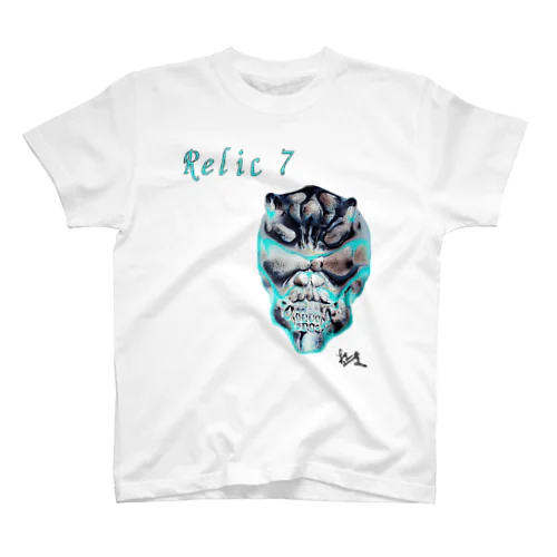 Relic 7　二角鬼スカル Regular Fit T-Shirt