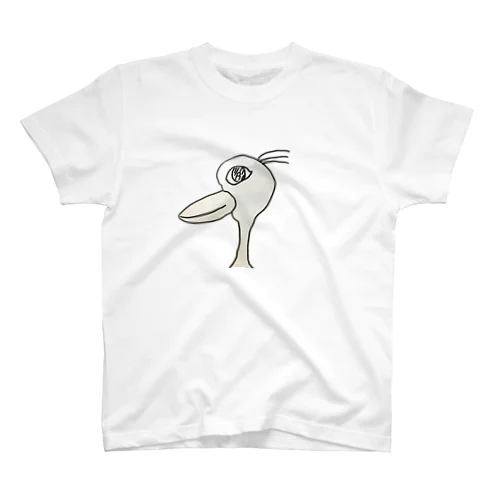 明日を見つめる鳥 Regular Fit T-Shirt