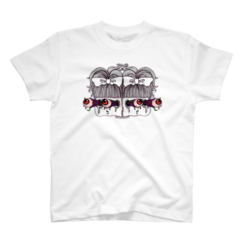 飛び出し目玉ちゃん Regular Fit T-Shirt