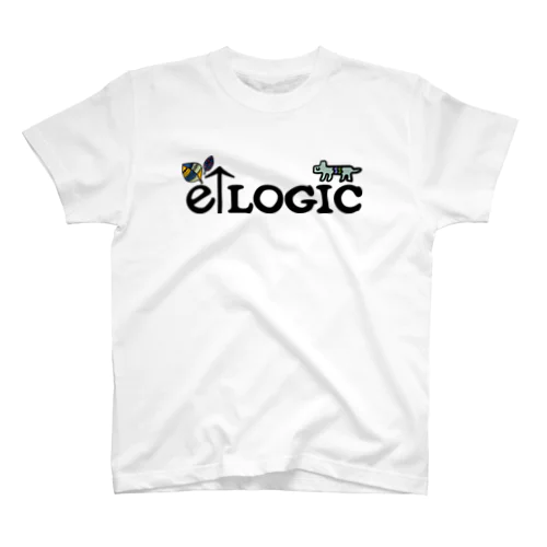 e↑LOGIC シンプルTシャツ Regular Fit T-Shirt