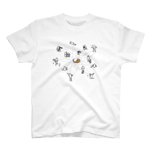 カレーのパースペクティブたち（ALL SIZE） スタンダードTシャツ