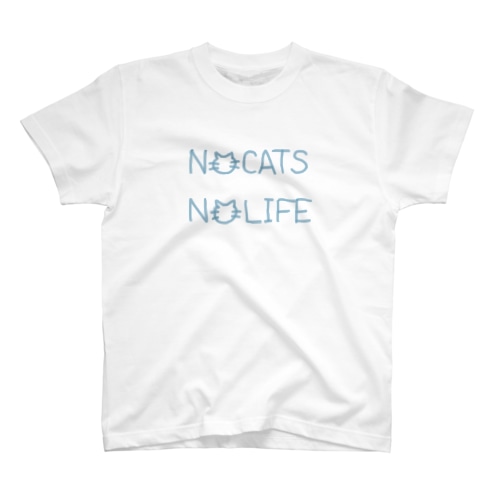 NO CATS NO LIFE Regular Fit T-Shirt