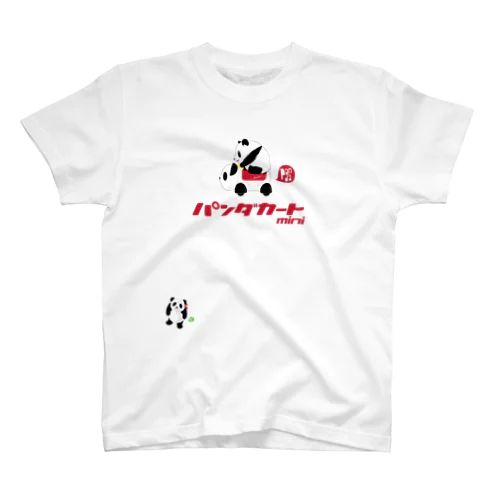 GO GO! パンダカートmini カタカナロゴ Regular Fit T-Shirt