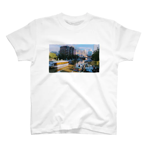 河端夕景 スタンダードTシャツ