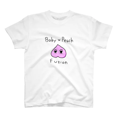 桃と赤ん坊のフュージョン フュジョ太郎 Regular Fit T-Shirt