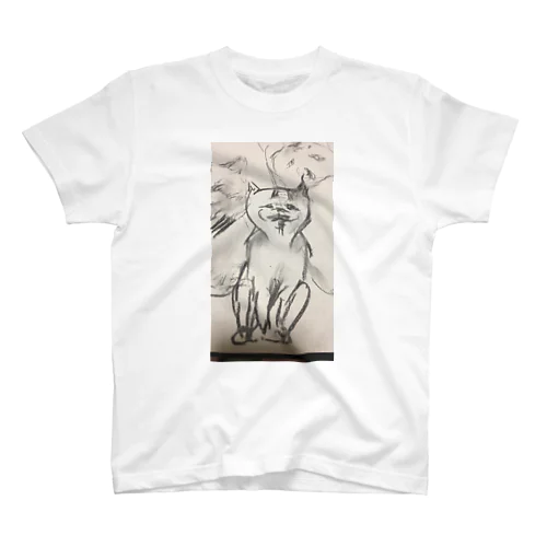 邪悪な猫くん Regular Fit T-Shirt