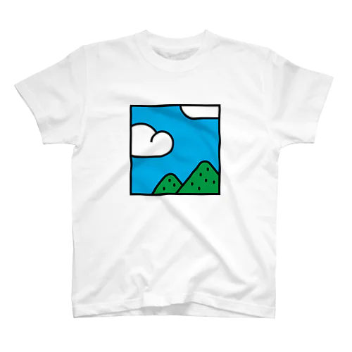 空と雲と山 スタンダードTシャツ