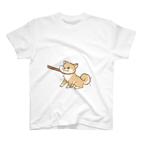 散歩いきたくない柴犬 スタンダードTシャツ