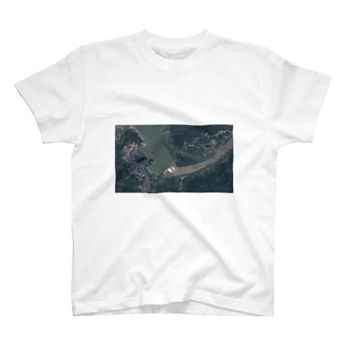 三峡ダム放水の図 スタンダードTシャツ