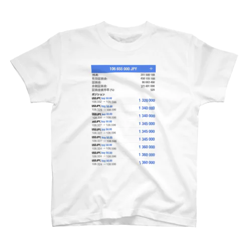 FX 爆益 スタンダードTシャツ