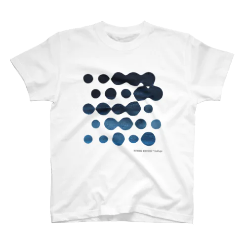 【インディゴ】 5x5 Dots Regular Fit T-Shirt