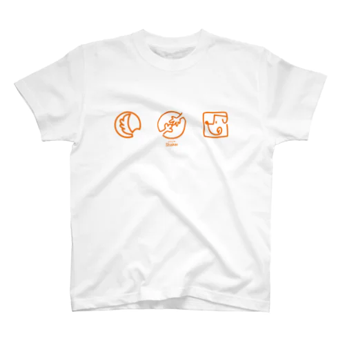 【DOGGYM Shake!】アイコンロゴ（オレンジ） Regular Fit T-Shirt