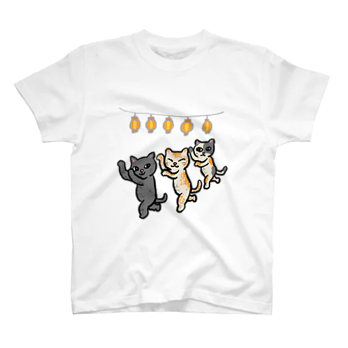 猫の盆踊り Regular Fit T-Shirt