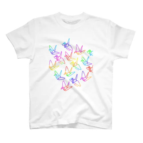 PEACE-平和への祈り-レインボー Regular Fit T-Shirt