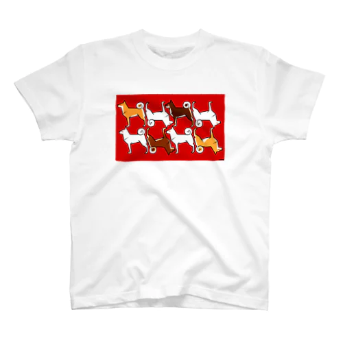 しば！シバ！犬！イヌ！！ スタンダードTシャツ