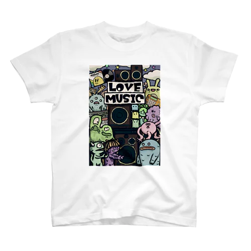 もんすたぁず-LOVE MUSIC- Regular Fit T-Shirt