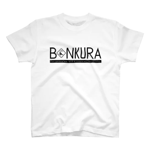 BONKURA TYPO BLK スタンダードTシャツ