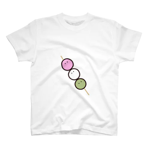 顔付きの三色団子 Regular Fit T-Shirt