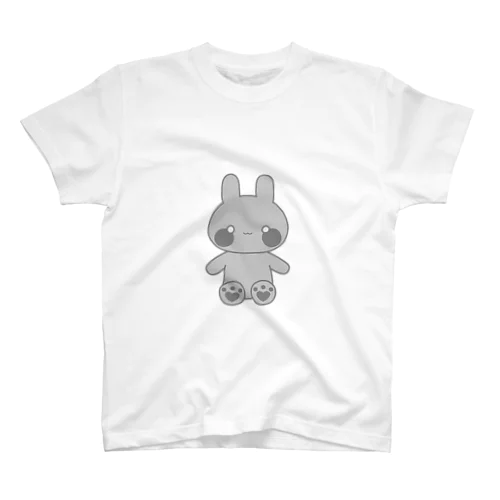 モノトーンうさぎ Regular Fit T-Shirt