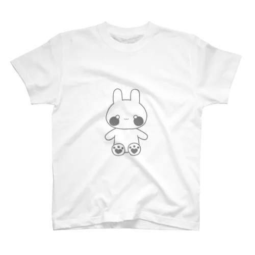 グレーなうさぎ スタンダードTシャツ