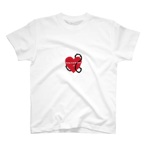 Change from the heart Regular Fit T-Shirt