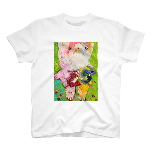 ここはわたしが守るクマ Regular Fit T-Shirt
