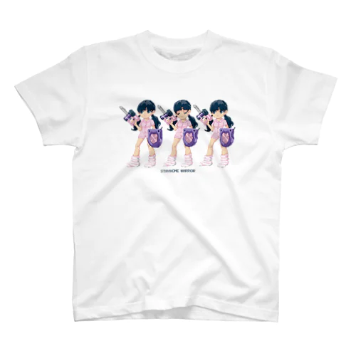 SNS vs おうち時間 【STAYHOME WARRIOR】 スタンダードTシャツ