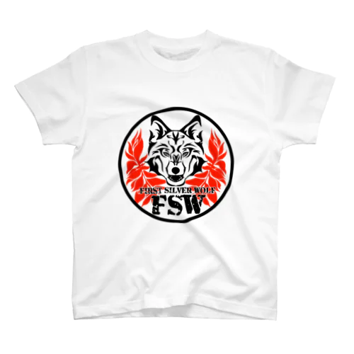 FSW(赤黒) Regular Fit T-Shirt