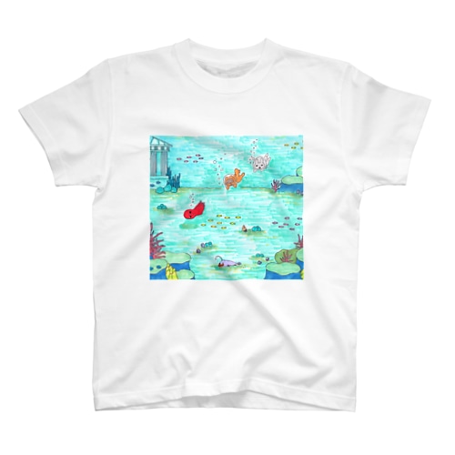 海ですちゃ‼ Regular Fit T-Shirt