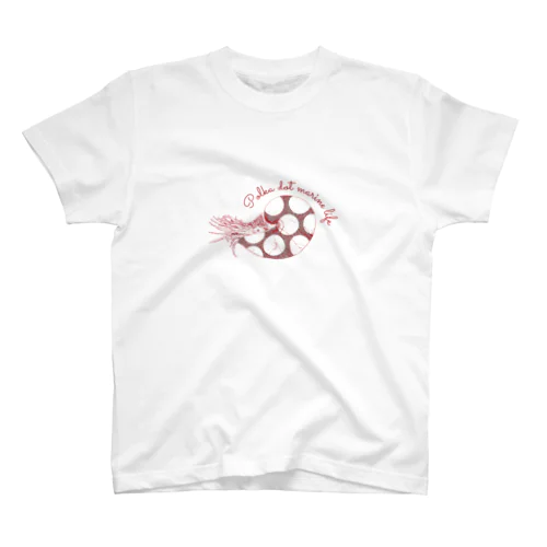 水玉海洋生物　オウムガイ Regular Fit T-Shirt