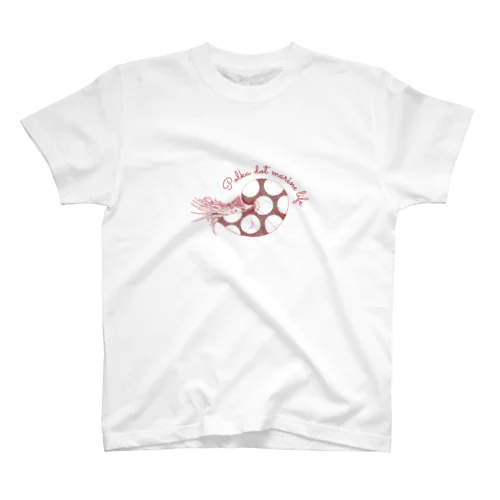 水玉海洋生物　オウムガイ スタンダードTシャツ