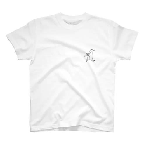 ひとふでがきペンギン Regular Fit T-Shirt