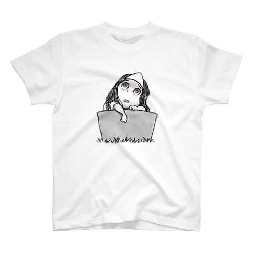 幽霊の日に描いた幽霊のTシャツ２ 티셔츠