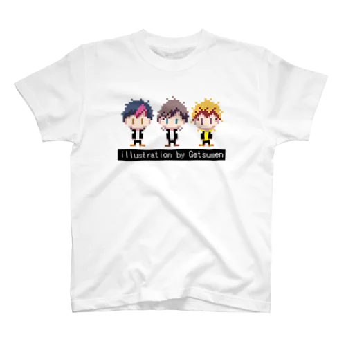 学ラン男の子ドットキャラ スタンダードTシャツ