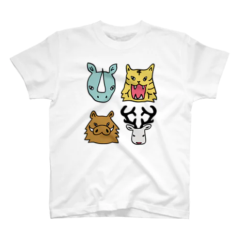 息子の好きな動物 スタンダードTシャツ