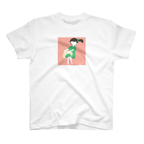 自称猫マッサージの女の子 スタンダードTシャツ