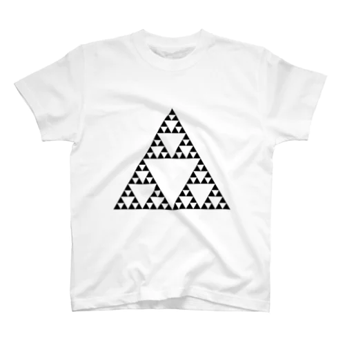 Fractal Sierpinski Triangle Regular Fit T-Shirt