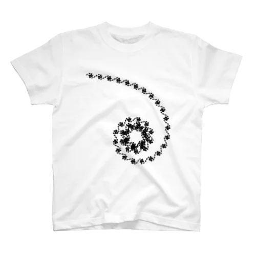 Fractal Curlicue Regular Fit T-Shirt