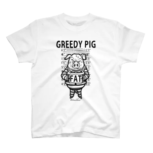 GREEDY PIG Regular Fit T-Shirt