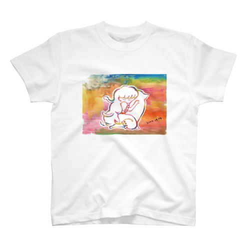 寝てる時メデューサTシャツ Regular Fit T-Shirt