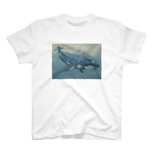 絵画シリーズ（クジラ） Regular Fit T-Shirt