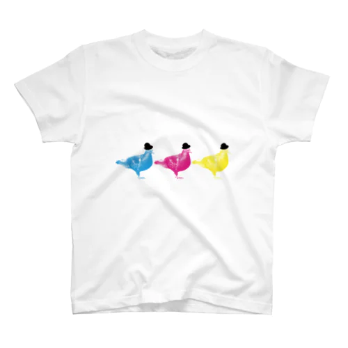 帽子をかぶった鳩 Regular Fit T-Shirt